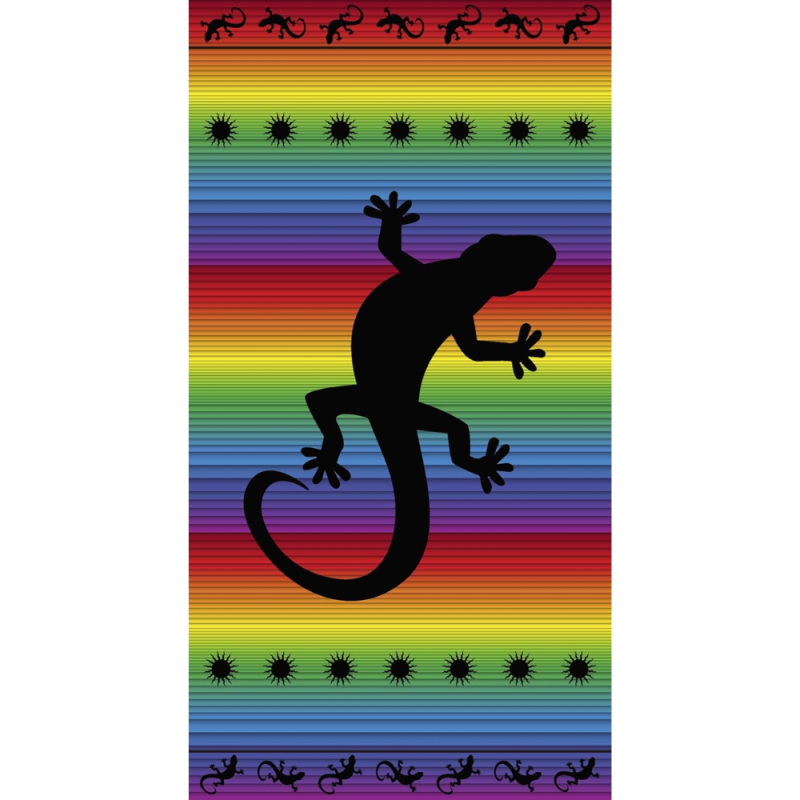Toalla de playa EGPL492 Salamandra multicolor de algodón egipcio, de venta online! Toalla de playa EGPL492 Salamandra multicolor de algodón egipcio, de venta online!