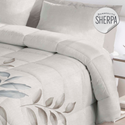 Edredón sherpa con borreguito Omara de Fundeco de venta online!