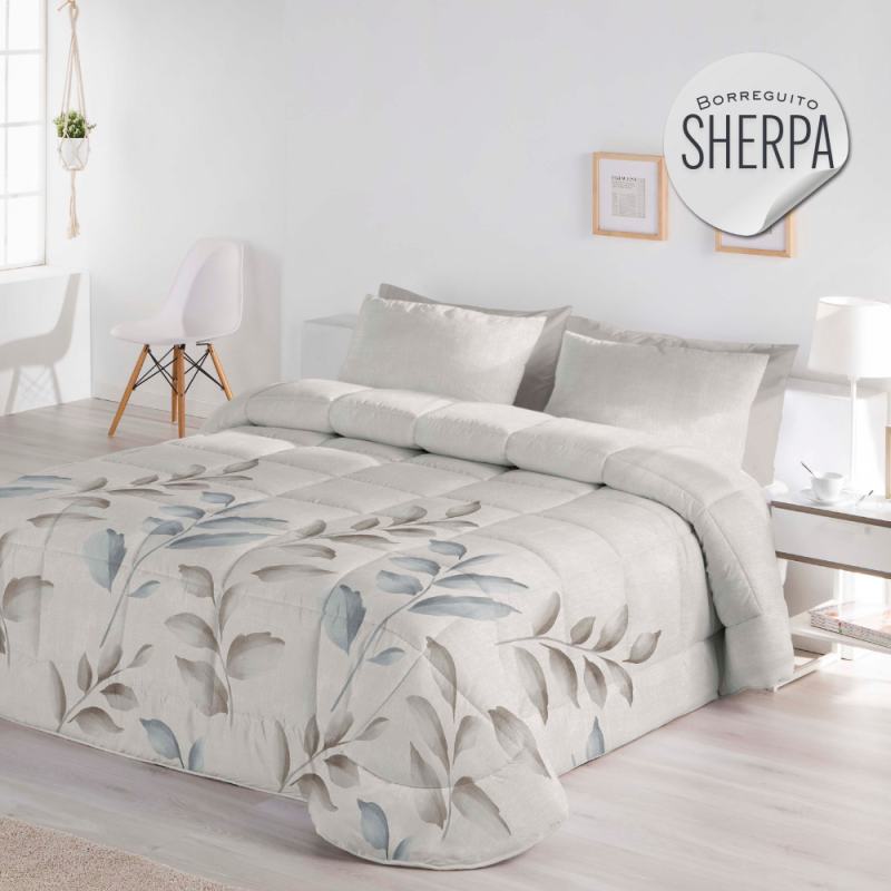 Edredón sherpa con borreguito Omara de Fundeco de venta online!