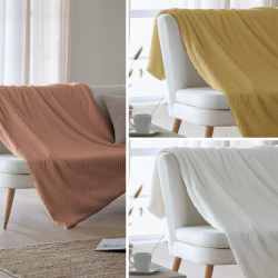 Manta plaid Antilo Dariel para sofá o cama, de venta online en Almacenes Julián Sánchez.