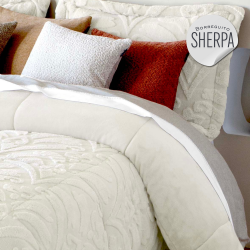 Edredón sherpa con borreguito Elai de Fundeco de venta online!