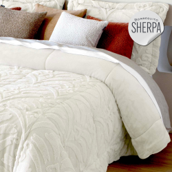 Edredón sherpa con borreguito Elai de Fundeco de venta online!