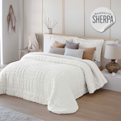 Edredón sherpa con borreguito Adrien de Fundeco de venta online!