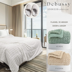 Manta Plaid para decoración  modelo Debussy WiisHome de venta online!