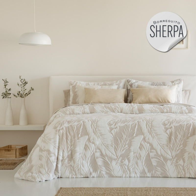 Edredón Sherpa con borreguito tacto seda modelo Bardar de Cañete de venta online! Edredón Sherpa con borreguito tacto seda modelo Bardar de Cañete de venta online!