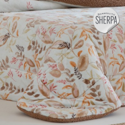 Edredón Sherpa con borreguito tacto seda modelo Fonte de Cañete de venta online!