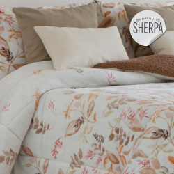 Edredón Sherpa con borreguito tacto seda modelo Fonte de Cañete de venta online!