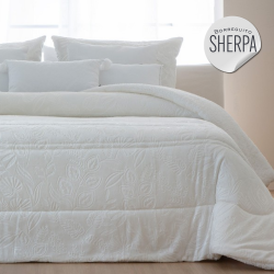 Edredón Sherpa con borreguito tacto seda modelo Ates de Cañete de venta online!