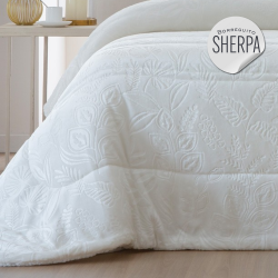 Edredón Sherpa con borreguito tacto seda modelo Ates de Cañete de venta online!