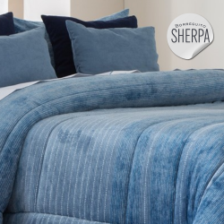 Edredón Sherpa con borreguito tacto seda modelo Ardea de Cañete de venta online!