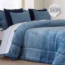 Edredón Sherpa con borreguito tacto seda modelo Ardea de Cañete de venta online!