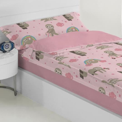 Saco Nórdico con relleno modelo Perezoso rosa de Karamelo, de venta online!