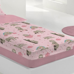 Saco Nórdico con relleno modelo Perezoso rosa de Karamelo, de venta online!