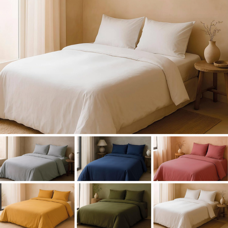 Funda nórdica Lisa con botenes de Naturals Home de venta online!