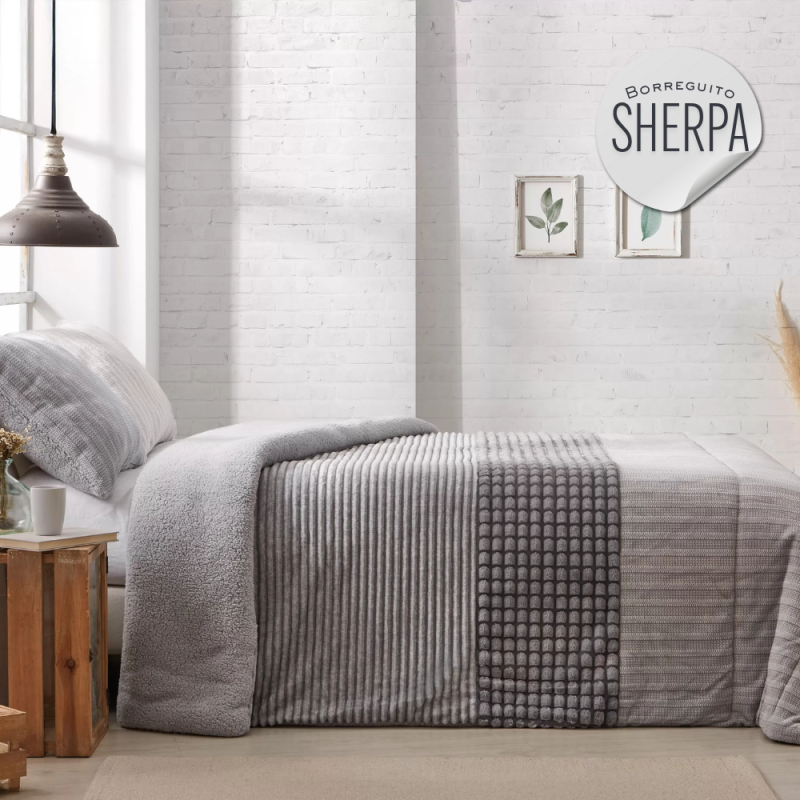 Edredón conforter Sherpa Manterol modelo Doko, de venta online!