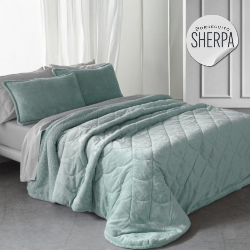 Edredón Sherpa con borreguito Modelo Lahar de venta Online!