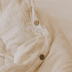 Funda nórdica Duo de Muselina lisa de Naturals de venta online!