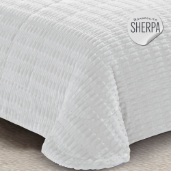 Edredón de pelo sherpa borreguito modelo Ada de Karamelo de venta online!