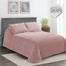 Edredón de pelo sherpa borreguito modelo Ada de Karamelo de venta online!