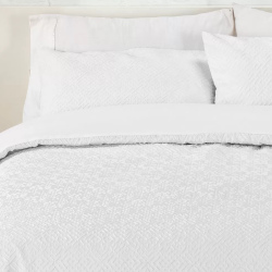 Funda nórdica Manterol Nevada Laberinto blanco 100% microfibra de venta online!